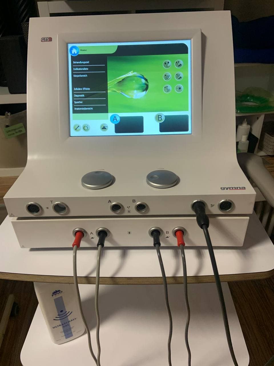 Gymna Elektrotherapiegerät für Muskelstimulation und Schmerztherapie