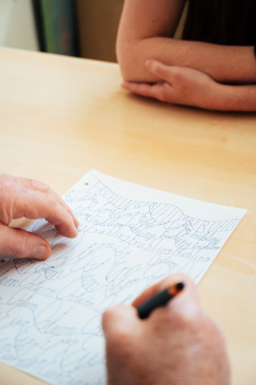 Schreibübung — ergotherapeutische Feinmotorik-Übung